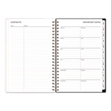 Blue Sky® Nevaeh Weekly/Monthly Planner, Wildflowers Artwork, 8 x 5, Multicolor/Black Cover, 12-Month (Jan to Dec): 2025 (BLS14394625) Each