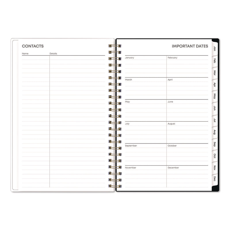Blue Sky® Nevaeh Weekly/Monthly Planner, Wildflowers Artwork, 8 x 5, Multicolor/Black Cover, 12-Month (Jan to Dec): 2025 (BLS14394625) Each