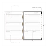 Blue Sky® Nevaeh Weekly/Monthly Planner, Wildflowers Artwork, 8 x 5, Multicolor/Black Cover, 12-Month (Jan to Dec): 2025 (BLS14394625) Each