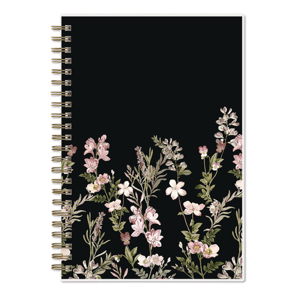 Blue Sky® Nevaeh Weekly/Monthly Planner, Wildflowers Artwork, 8 x 5, Multicolor/Black Cover, 12-Month (Jan to Dec): 2025 (BLS14394625) Each