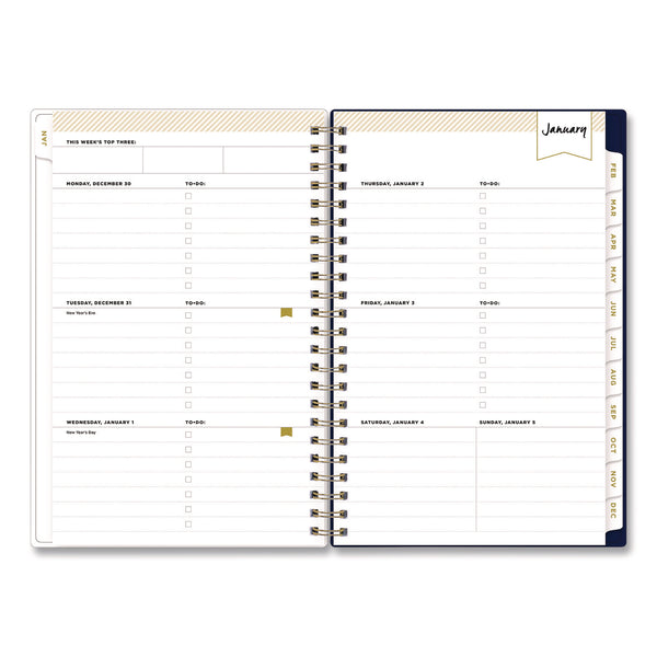 Day Designer Meadow Weekly/Monthly Planner, Wildflowers Artwork, 8 x 5, Multicolor Cover, 12-Month (Jan to Dec): 2025 (BLS14722425) Each
