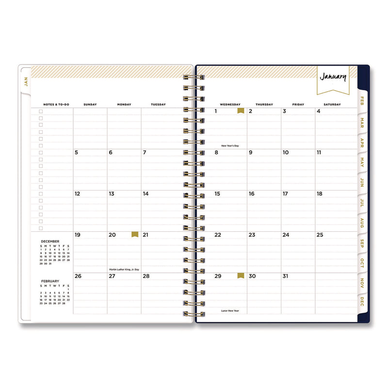 Day Designer Meadow Weekly/Monthly Planner, Wildflowers Artwork, 8 x 5, Multicolor Cover, 12-Month (Jan to Dec): 2025 (BLS14722425) Each
