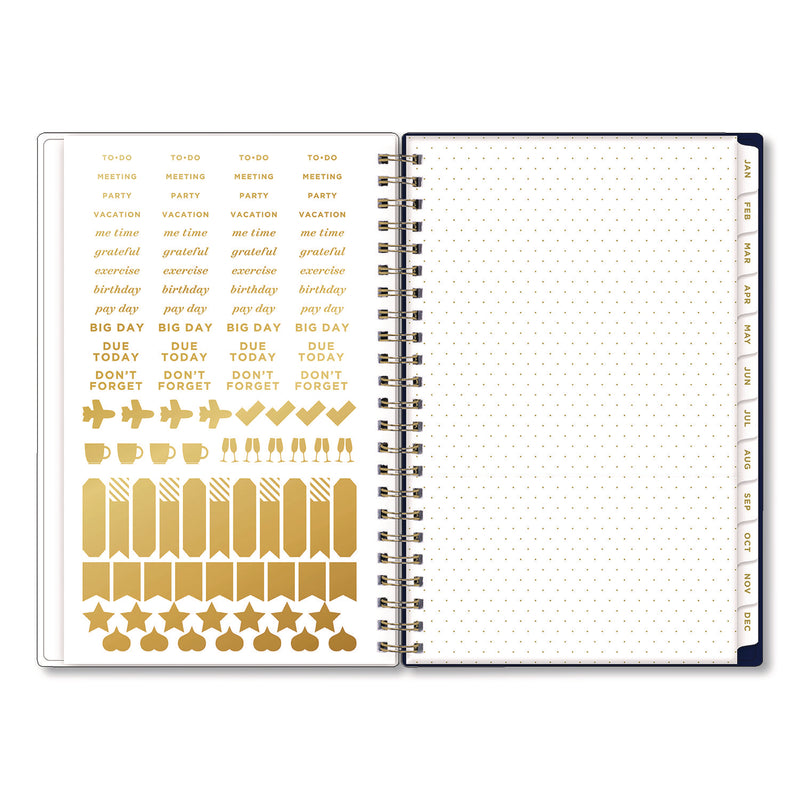 Day Designer Meadow Weekly/Monthly Planner, Wildflowers Artwork, 8 x 5, Multicolor Cover, 12-Month (Jan to Dec): 2025 (BLS14722425) Each