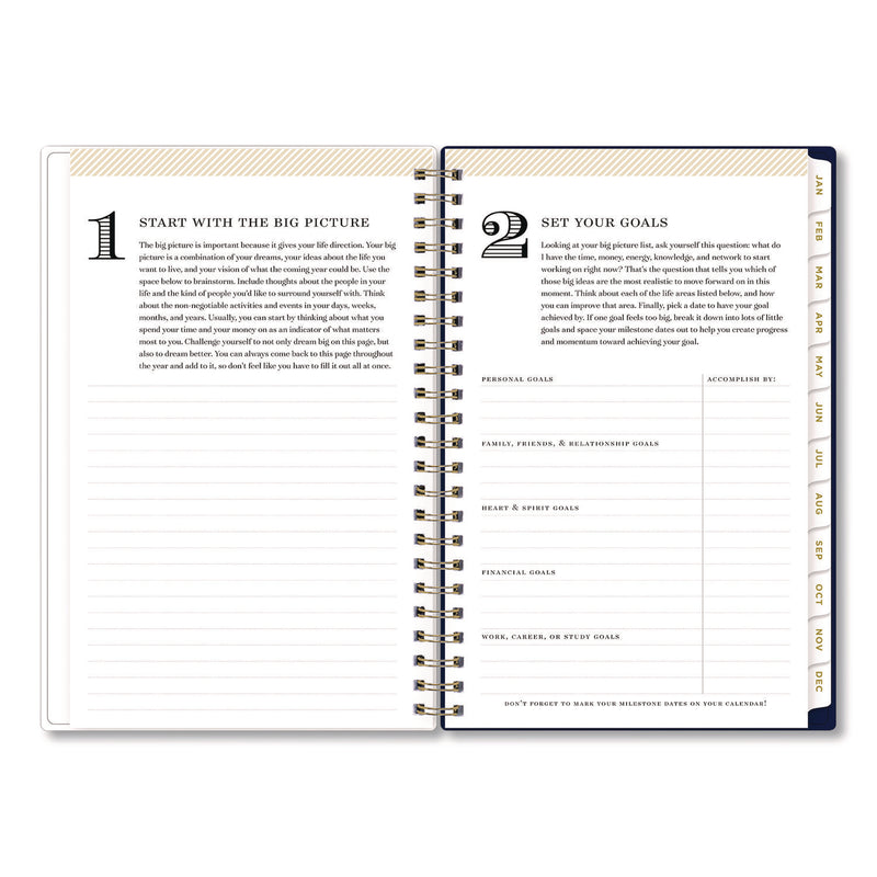 Day Designer Meadow Weekly/Monthly Planner, Wildflowers Artwork, 8 x 5, Multicolor Cover, 12-Month (Jan to Dec): 2025 (BLS14722425) Each