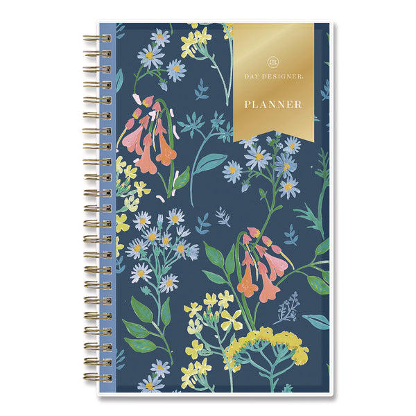 Day Designer Meadow Weekly/Monthly Planner, Wildflowers Artwork, 8 x 5, Multicolor Cover, 12-Month (Jan to Dec): 2025 (BLS14722425) Each