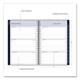 Passages Weekly/Monthly Planner, 8 x 5, Navy Blue Cover, 12-Month (Jan to Dec): 2025 (BLS14865725) Each