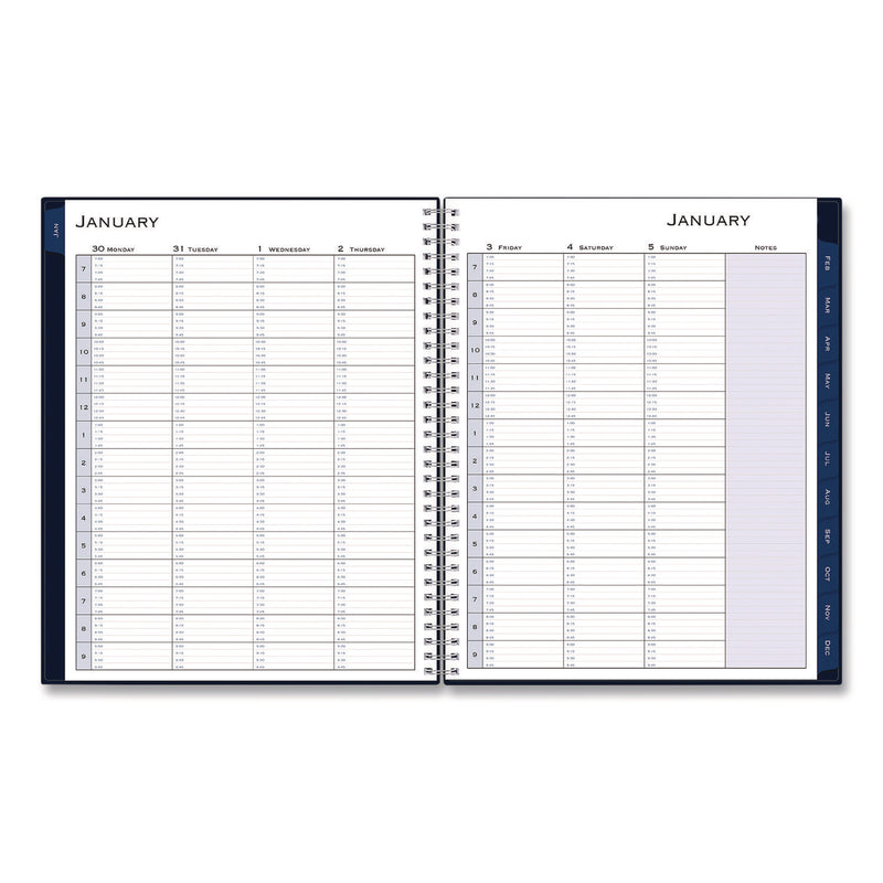 Blue Sky® Passages Weekly Appointment Book and Monthly Planner, 11 x 8.5, Navy Blue Cover, 12-Month (Jan to Dec): 2025 (BLS14865825) Each