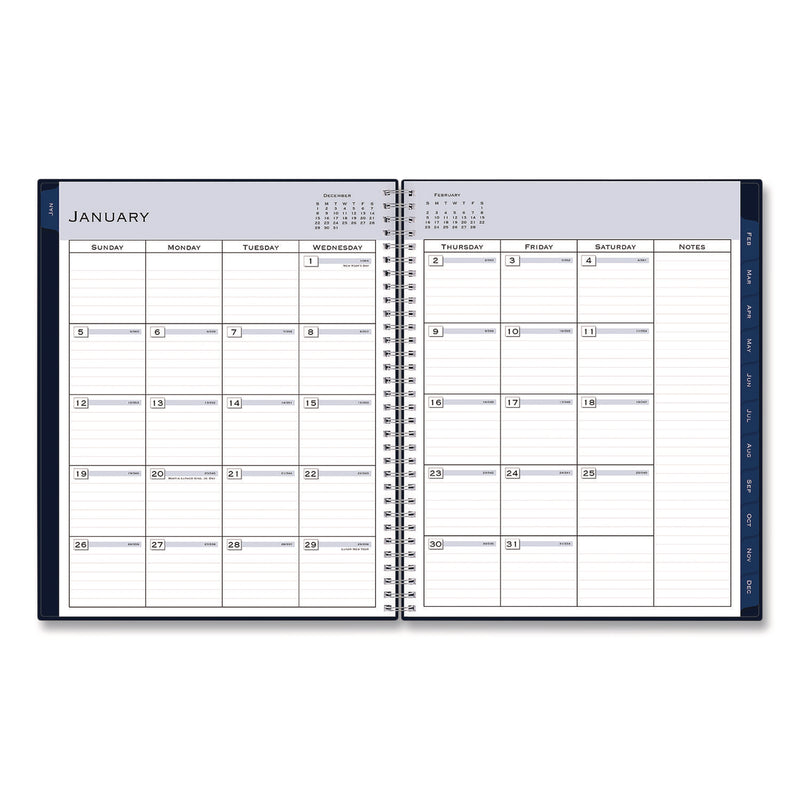 Blue Sky® Passages Weekly Appointment Book and Monthly Planner, 11 x 8.5, Navy Blue Cover, 12-Month (Jan to Dec): 2025 (BLS14865825) Each