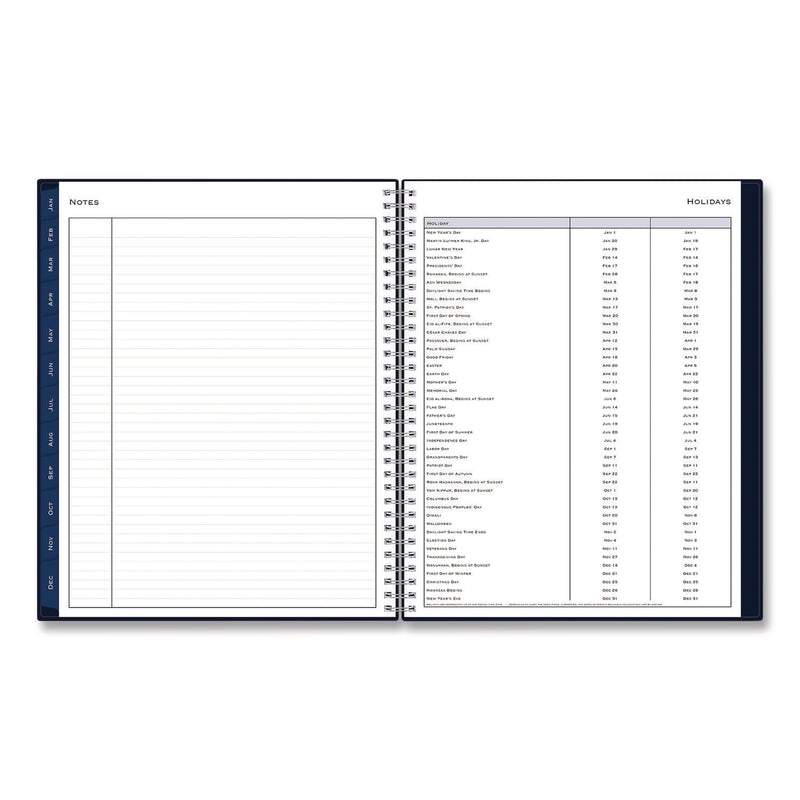 Blue Sky® Passages Weekly Appointment Book and Monthly Planner, 11 x 8.5, Navy Blue Cover, 12-Month (Jan to Dec): 2025 (BLS14865825) Each