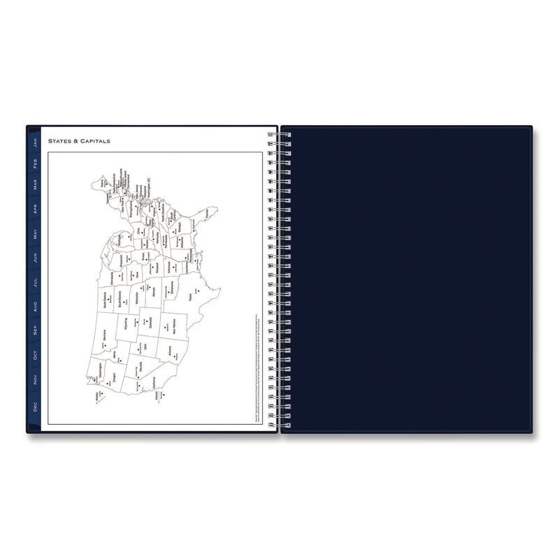 Blue Sky® Passages Weekly Appointment Book and Monthly Planner, 11 x 8.5, Navy Blue Cover, 12-Month (Jan to Dec): 2025 (BLS14865825) Each