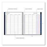 Blue Sky® Passages Weekly Appointment Book and Monthly Planner, 11 x 8.5, Navy Blue Cover, 12-Month (Jan to Dec): 2025 (BLS14865825) Each