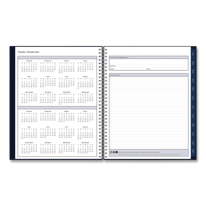 Blue Sky® Passages Weekly/Monthly Planner, 11 x 8.5, Navy Blue Cover, 12-Month (Jan to Dec): 2025 (BLS14865925) Each