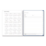 Savoy Cool Weekly/Monthly Planner, Abstract Artwork, 11 x 8.5, Blue/Silver Cover, 12-Month (Jan to Dec): 2025 (BLS14876225) Each