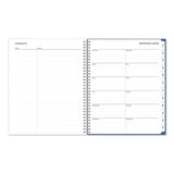 Savoy Cool Weekly/Monthly Planner, Abstract Artwork, 11 x 8.5, Blue/Silver Cover, 12-Month (Jan to Dec): 2025 (BLS14876225) Each