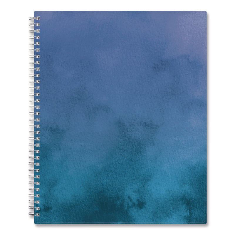 Savoy Cool Weekly/Monthly Planner, Abstract Artwork, 11 x 8.5, Blue/Silver Cover, 12-Month (Jan to Dec): 2025 (BLS14876225) Each