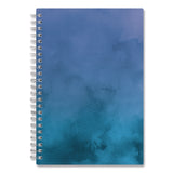 Savoy Cool Weekly/Monthly Planner, Abstract Artwork, 8 x 5, Blue/Silver Cover, 12-Month (Jan to Dec): 2025 (BLS14876325) Each