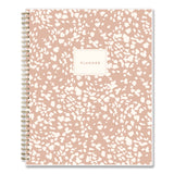 Natalya Weekly/Monthly Planner, Abstract Artwork, 11 x 8.5, Peach-Pink/White Cover, 12-Month (Jan to Dec): 2025 (BLS14876425) Each