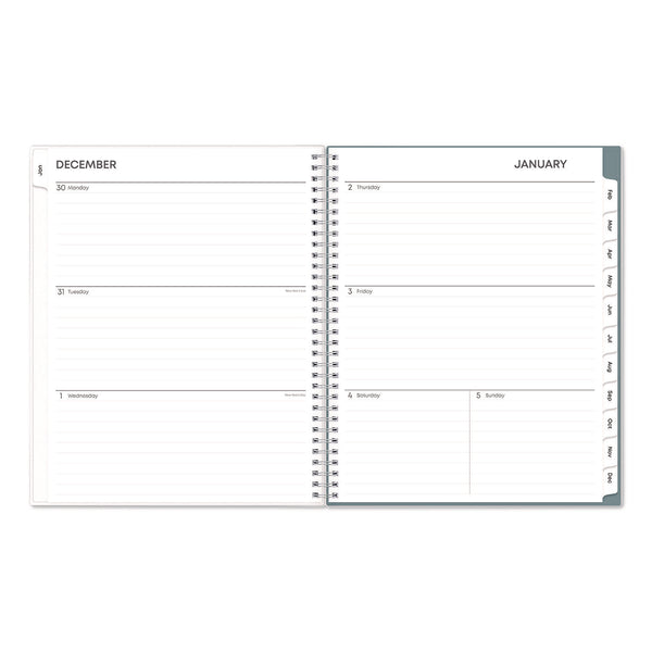 Blue Sky® Amitza Weekly/Monthly Planner, Abstract Artwork, 11 x 8.5, Blue/Gray/White Cover, 12-Month (Jan to Dec): 2025 (BLS14876525) Each