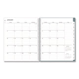 Blue Sky® Amitza Weekly/Monthly Planner, Abstract Artwork, 11 x 8.5, Blue/Gray/White Cover, 12-Month (Jan to Dec): 2025 (BLS14876525) Each