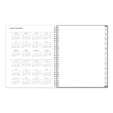 Blue Sky® Amitza Weekly/Monthly Planner, Abstract Artwork, 11 x 8.5, Blue/Gray/White Cover, 12-Month (Jan to Dec): 2025 (BLS14876525) Each