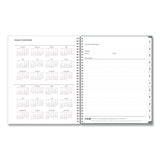 Blue Sky® Amitza Weekly/Monthly Planner, Abstract Artwork, 11 x 8.5, Blue/Gray/White Cover, 12-Month (Jan to Dec): 2025 (BLS14876525) Each