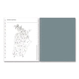Blue Sky® Amitza Weekly/Monthly Planner, Abstract Artwork, 11 x 8.5, Blue/Gray/White Cover, 12-Month (Jan to Dec): 2025 (BLS14876525) Each
