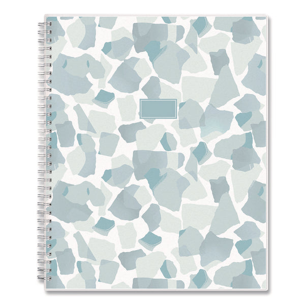 Blue Sky® Amitza Weekly/Monthly Planner, Abstract Artwork, 11 x 8.5, Blue/Gray/White Cover, 12-Month (Jan to Dec): 2025 (BLS14876525) Each