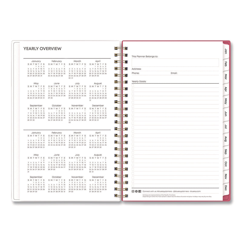Amalia Weekly/Monthly Planner, Mandala Artwork, 8 x 5, Multicolor Cover, 12-Month (Jan to Dec): 2025 (BLS14876825) Each