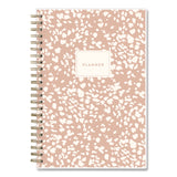 Natalya Weekly/Monthly Planner, Abstract Artwork, 8 x 5, Peach-Pink/White Cover, 12-Month (Jan to Dec): 2025 (BLS14876925) Each