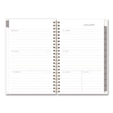 Kelly Ventura Mimosa Weekly/Monthly Planner, Luscious Lemons Artwork, 8 x 5, Yellow/White Cover, 12-Month (Jan to Dec): 2025 (BLS14906125) Each