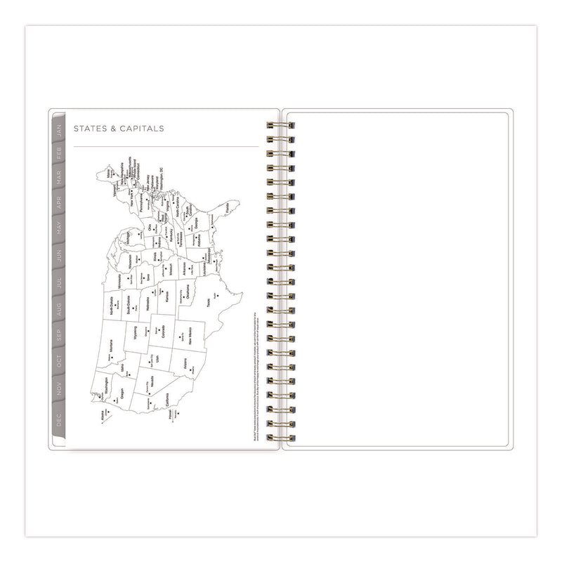 Kelly Ventura Mimosa Weekly/Monthly Planner, Luscious Lemons Artwork, 8 x 5, Yellow/White Cover, 12-Month (Jan to Dec): 2025 (BLS14906125) Each