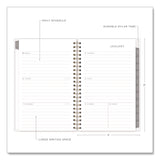 Kelly Ventura Mimosa Weekly/Monthly Planner, Luscious Lemons Artwork, 8 x 5, Yellow/White Cover, 12-Month (Jan to Dec): 2025 (BLS14906125) Each
