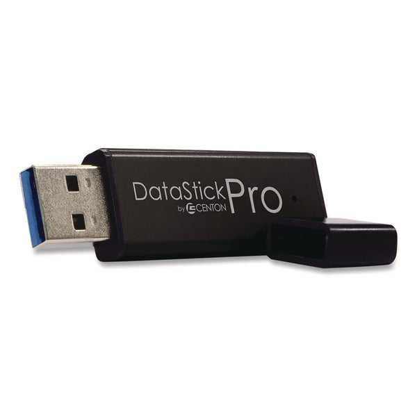 Centon DataStick Pro USB 3.2 Type A Flash Drive, 32 GB, Black, 5/Pack (CELS1U3P632G5B) Each