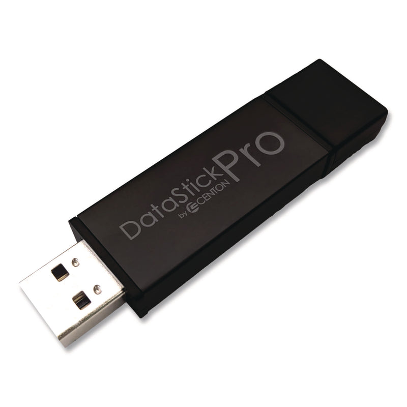 Centon DataStick Pro USB 3.2 Type A Flash Drive, 32 GB, Black, 10/Pack (CELS1U3P632G10B) Each