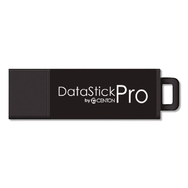 Centon DataStick Pro USB 3.2 Type A Flash Drive, 128 GB, Black, 10/Pack (CELS1U3P6128G10) Each
