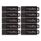 Centon DataStick Pro USB 3.2 Type A Flash Drive, 128 GB, Black, 10/Pack (CELS1U3P6128G10) Each