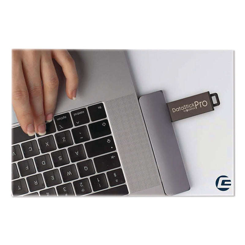 Centon DataStick Pro USB 3.2 Type A Flash Drive, 256 GB, Black (CELS1U3P6256G) Each