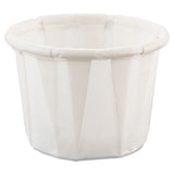 SOLO® Paper Portion Cups, 0.5 oz, White, 250/Bag, 20 Bags/Carton (SCC050) Case of 5000