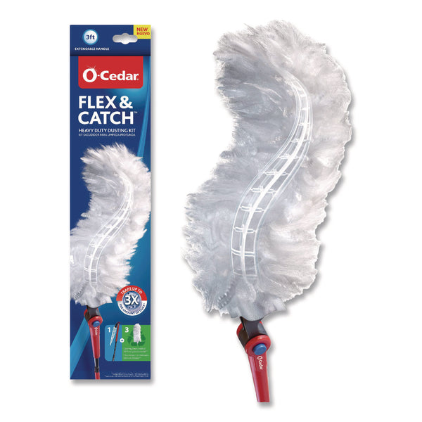 Flex and Catch Heavy-Duty Dusting Kit, 1 Duster Wand and 3 Refills (FHD172148EA) Each