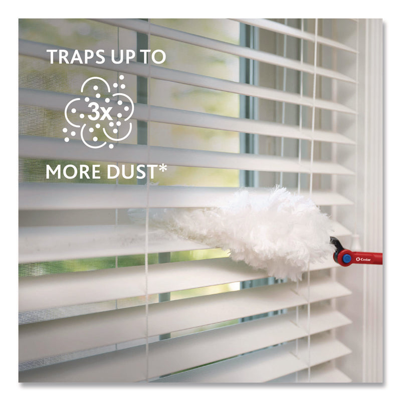 O-Cedar® Flex and Catch Heavy-Duty Dusting Kit, 1 Duster Wand and 3 Refills (FHD172148EA) Each