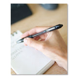 Zebra® Z-Grip Ballpoint Pen, Retractable, Medium, 1 mm, Black Ink, Clear/Black Barrel, 96/Pack (ZEB22196) Pack of 96