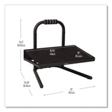 Mind Reader Adjustable Height Tilt Foot Rest, 14.25 x 15 d x 14.5 h, Black (EMSFTHEIGHTBLK) Each