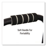 Mind Reader Adjustable Height Tilt Foot Rest, 14.25 x 15 d x 14.5 h, Black (EMSFTHEIGHTBLK) Each