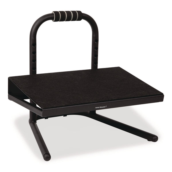 Mind Reader Adjustable Height Tilt Foot Rest, 14.25 x 15 d x 14.5 h, Black (EMSFTHEIGHTBLK) Each
