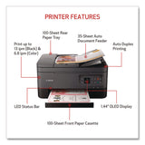 Canon® PIXMA TR7020a Wireless Color All-in-One Inkjet Printer, Copy, Print, Scan (CNMTR7020ABLACK) Each