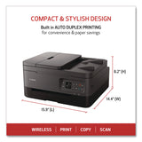 Canon® PIXMA TR7020a Wireless Color All-in-One Inkjet Printer, Copy, Print, Scan (CNMTR7020ABLACK) Each