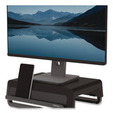 Fellowes® Breyta Monitor Stand, 13.94" x 11.97" x 3.23" to 5.9", Black, Supports 33 lb (FEL100016560) Each