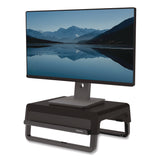 Fellowes® Breyta Monitor Stand, 13.94" x 11.97" x 3.23" to 5.9", Black, Supports 33 lb (FEL100016560) Each