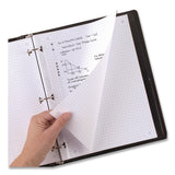 Five Star® Reinforced Filler Paper Plus Study App, 3-Hole, 8.5 x 11, Quadrille Rule, 80/Pack (FVS170122170036) Pack of 80