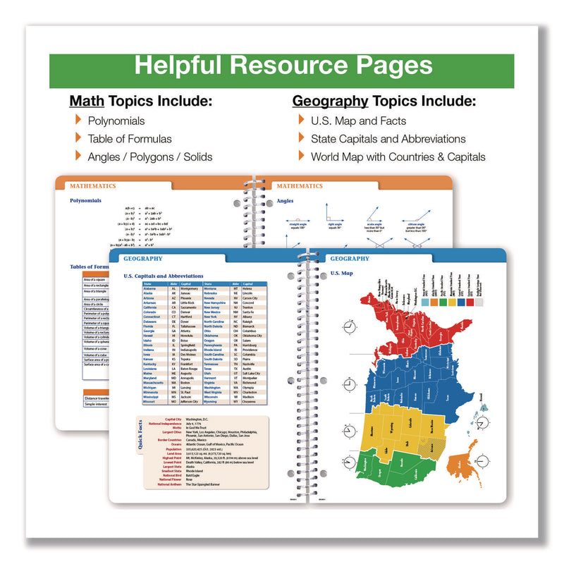 Global Printed Products Chalkboard Doodles Weekly/Monthly Student Planner, Academic Artwork, 11 x 8.5, Multicolor Cover, 11-Month: Aug 2024-June 2025 (GPUSC24SM8511S) Each